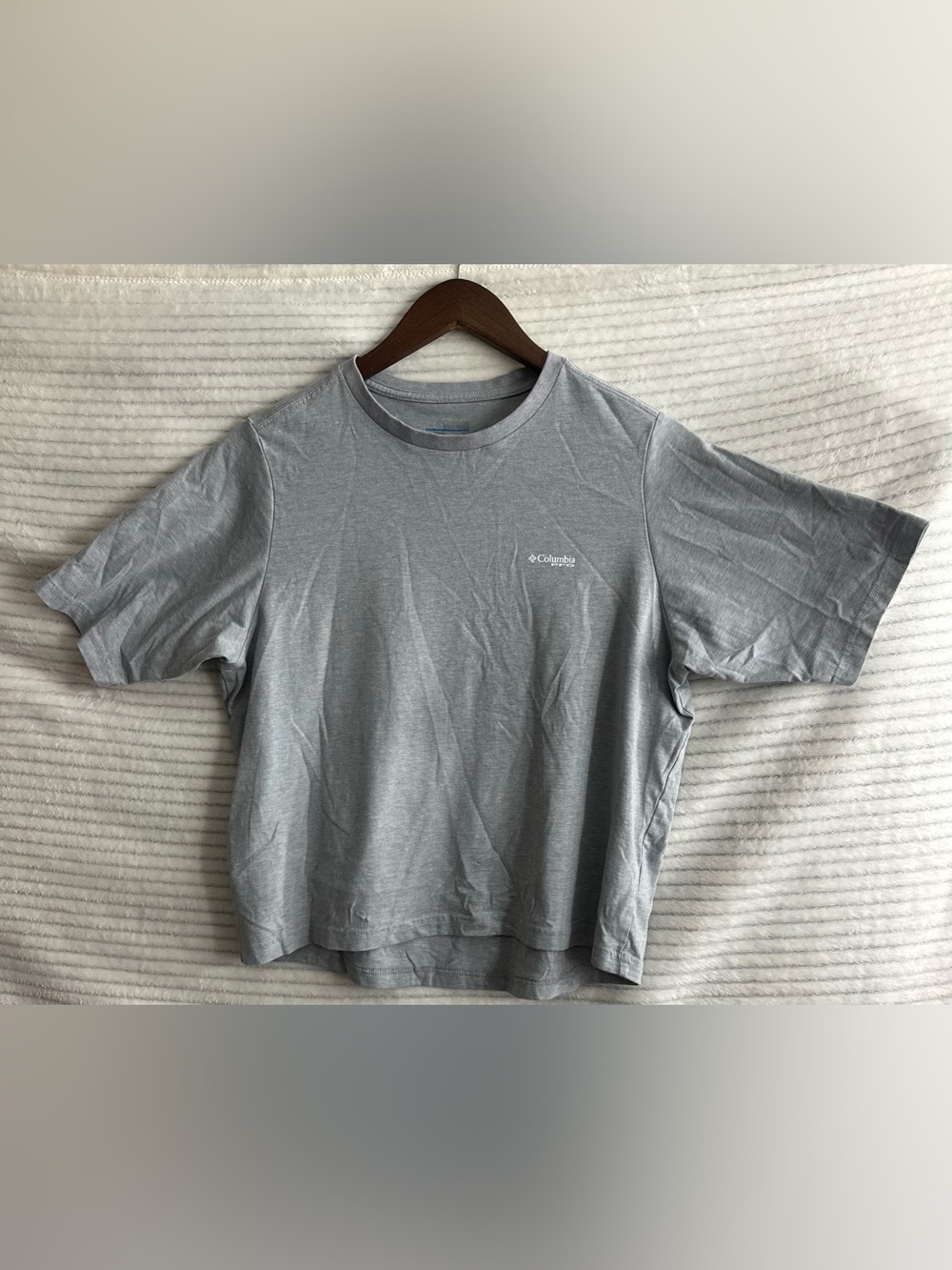 Columbia Men's Short Sleeve Crew T-Shirt — Light Gray